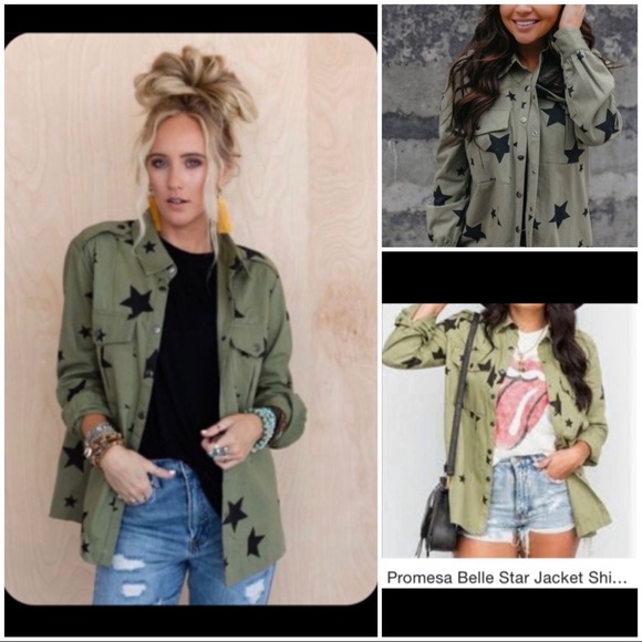 Promesa Jackets & Blazers - Promesa Belle Star Cargo Star Jacket.